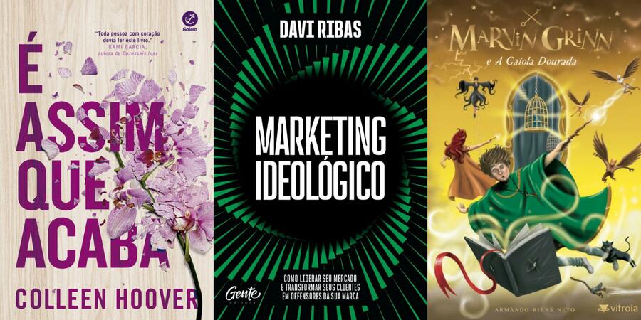 Destaques da semana na Lista de Mais Vendidos do PublishNews