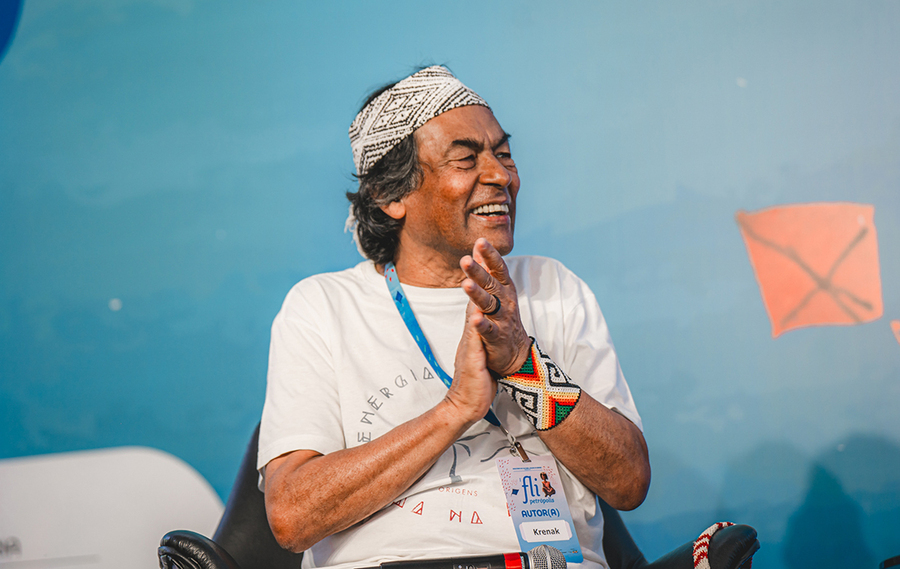 Ailton Krenak, homenageado do 2º Fliparacatu | © Bleia