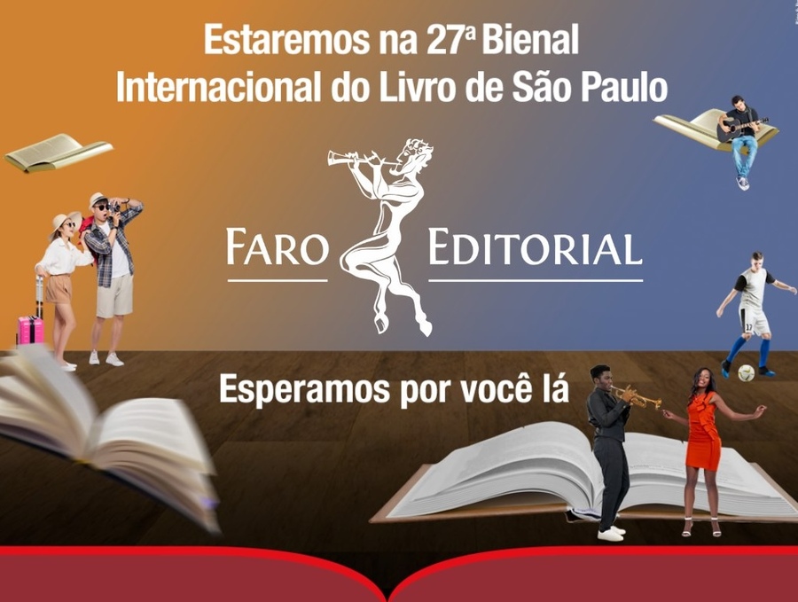 Faro Editorial comemora aniversário com autores convidados em estande da Bienal do Livro de São Paulo | © Divulgação