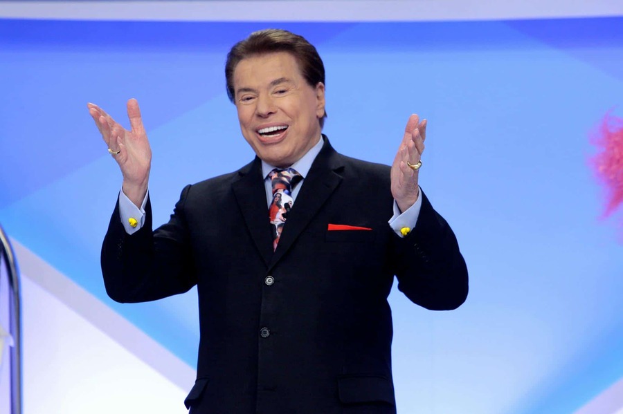 Silvio Santos interage com a plateia no seu programa | © Lourival Ribeiro/SBT