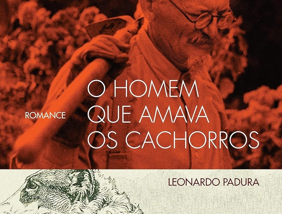 Detalhe da capa de 'O homem que amava os cachorros' | © Divulgação