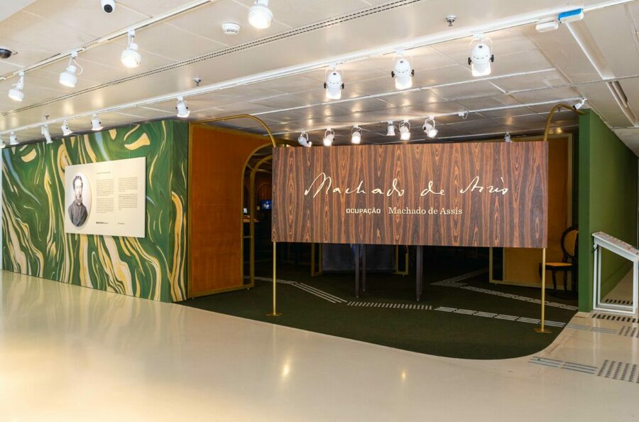 Foto da Ocupação Machado de Assis no Itaú Cultural; mostra estará agora na Bienal do Livro | © Leticia Vieira