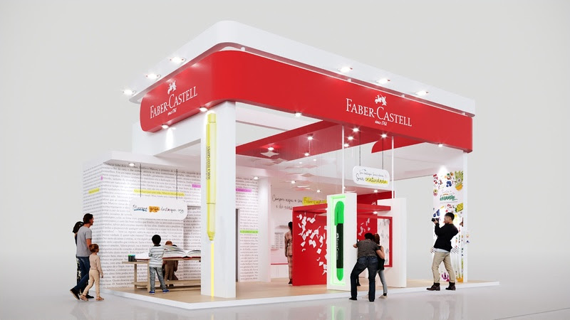 Faber-Castell convida o público para experiências visuais, táteis e olfativas | © Divulgação