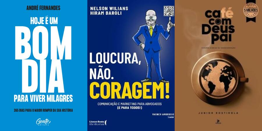 Novidades da semana na Lista de Mais Vendidos do PublishNews