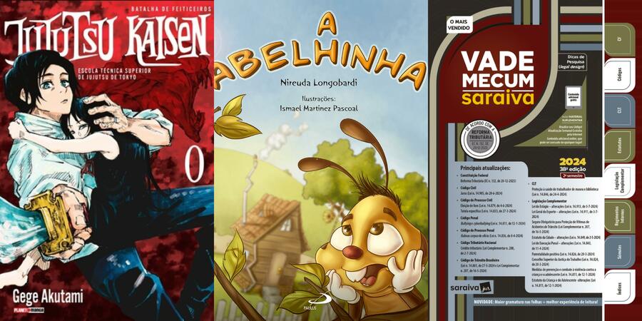 Novidades da semana na Lista de Mais Vendidos do PublishNews