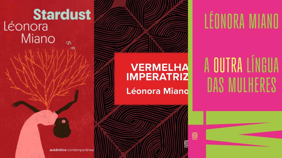 Detalhe das capas dos novos livros de Léonora Miano no Brasil | © Autêntica / Pallas