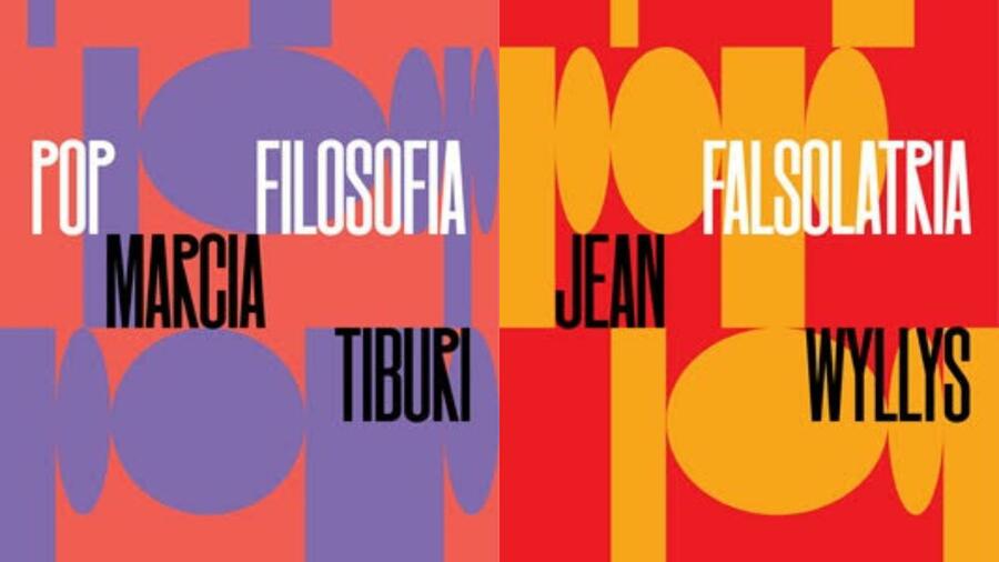Detalhes das capas da nova coleção Pop Filosofia | © Nós / Edições Sesc Detalhes das capas da nova coleção Pop Filosofia | © Nós / Edições Sesc