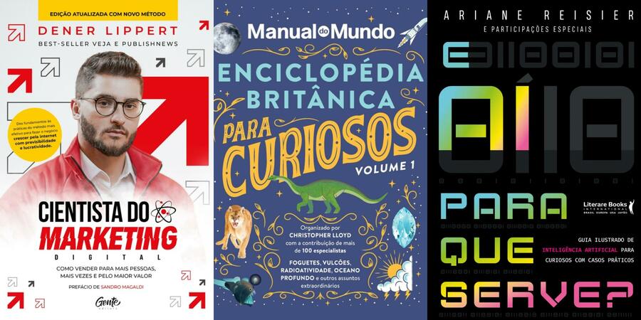 Novidades da semana na Lista de Mais Vendidos do PublishNews