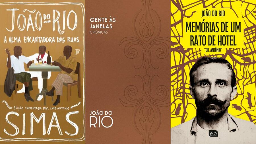 Capas de algumas das novas edições de João do Rio lançadas para a Flip Capas de algumas das novas edições de João do Rio lançadas para a Flip