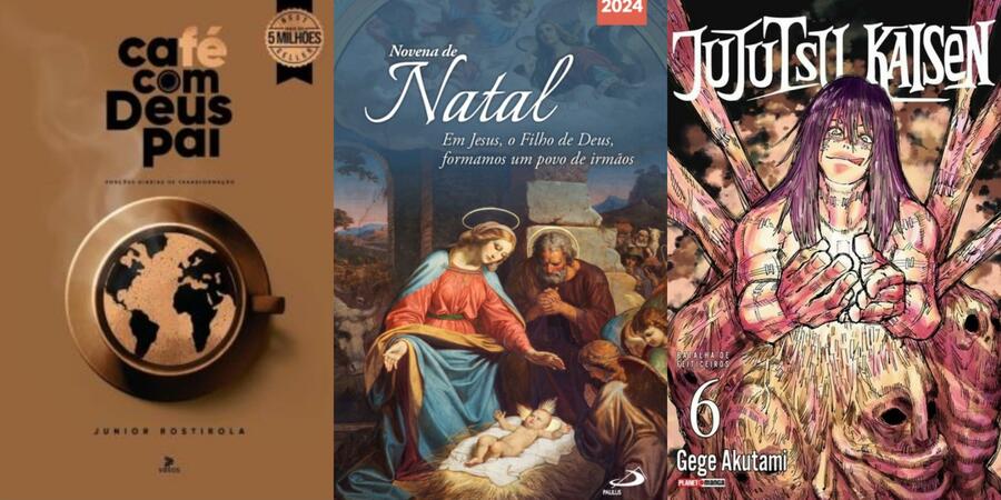 Algumas das presenças na Lista de Mais Vendidos do PublishNews desta semana