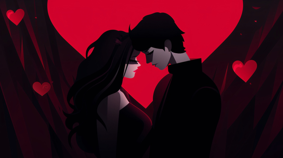 Dark Romance é tendência da ficção contemporânea | © Freepik / imagem gerada por IA