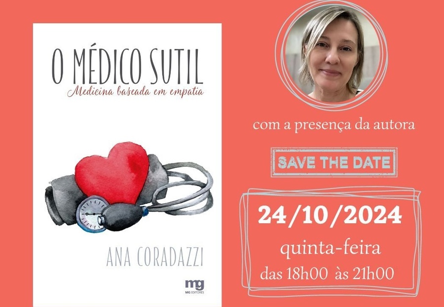 Evento acontece na Livraria da Vila do Shopping Pátio Higienópolis, no dia 25 de outubro, às 18h | © Divulgação