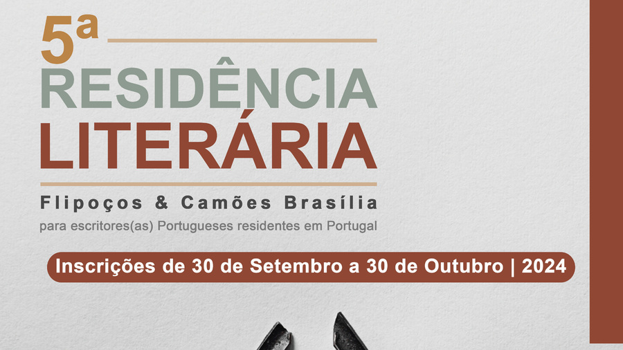 Residência Literária recebe inscrições de autores e autoras portuguesas até o dia 30 de outubro | © Flipoços Residência Literária recebe inscrições de autores e autoras portuguesas até o dia 30 de outubro | © Flipoços