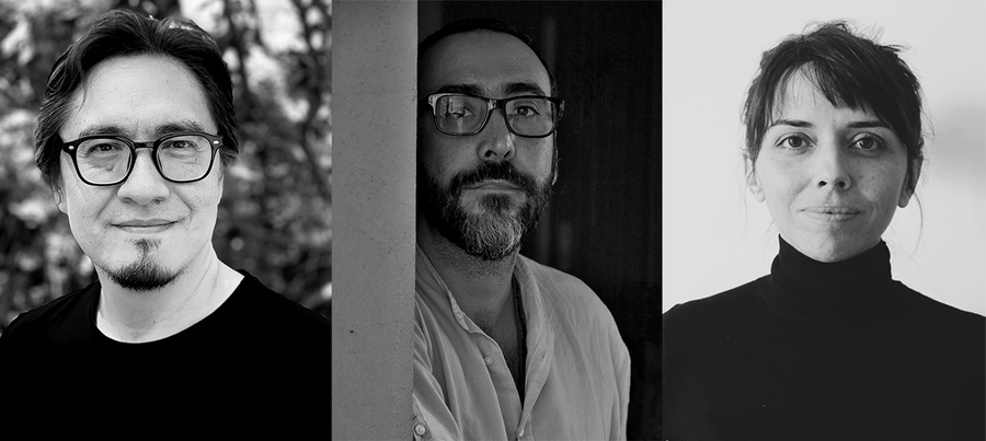 Daniel Kondo, Guilherme Gontijo Flores e Carol Naime | © Divulgação / Carsten Meltendorf / Divulgação