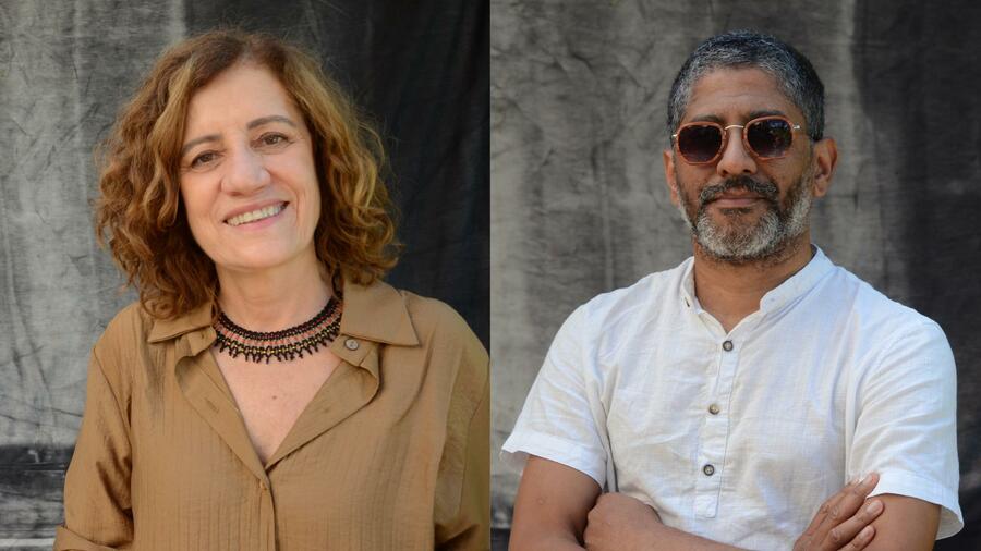 Miriam Leitão e Jeferson Tenório, homenageados no 4º Flitabira | © Fernando Rabelo