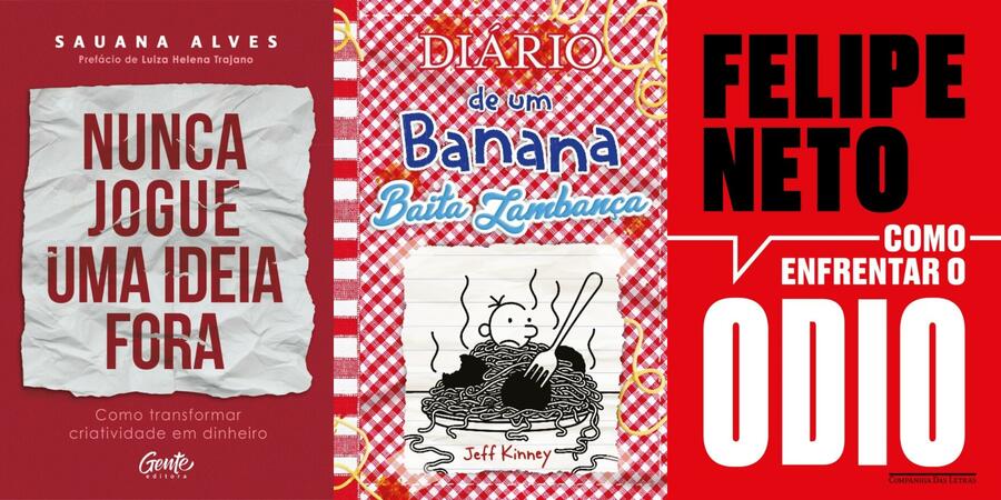 Novidades da semana na Lista de Mais Vendidos do PublishNews