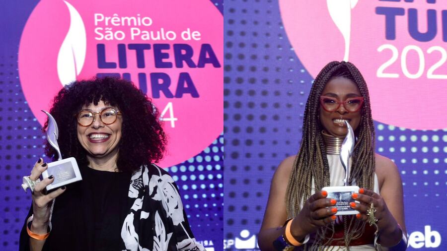 Luciany Aparecida e Eliane Marques: vencedoras do Prêmio São Paulo de Literatura 2024 | © Ricardo Matsukawa Luciany Aparecida e Eliane Marques: vencedoras do Prêmio São Paulo de Literatura 2024 | © Ricardo Matsukawa