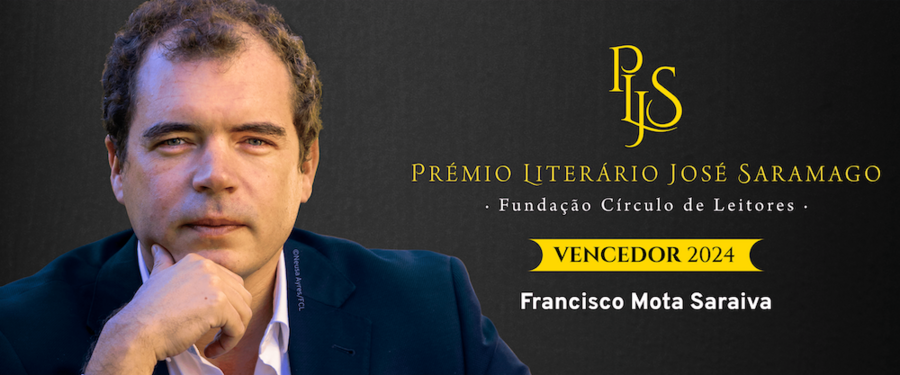 Francisco Mota Saraiva venceu o Prêmio Literário José Saramago 2024 | © Divulgação