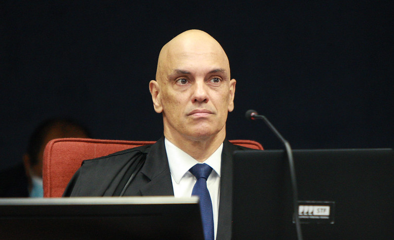 Ministro do STF, Alexandre de Moraes, proíbe a circulação do livro em decisão monocrática; cabe recurso | © Nelson Jr./SCO/STF