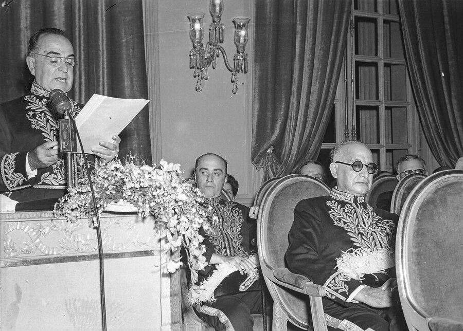 Posse de Getúlio Vargas como membro da Academia Brasileira de Letras, em 1943 | © Agência Nacional Posse de Getúlio Vargas como membro da Academia Brasileira de Letras, em 1943 | © Agência Nacional
