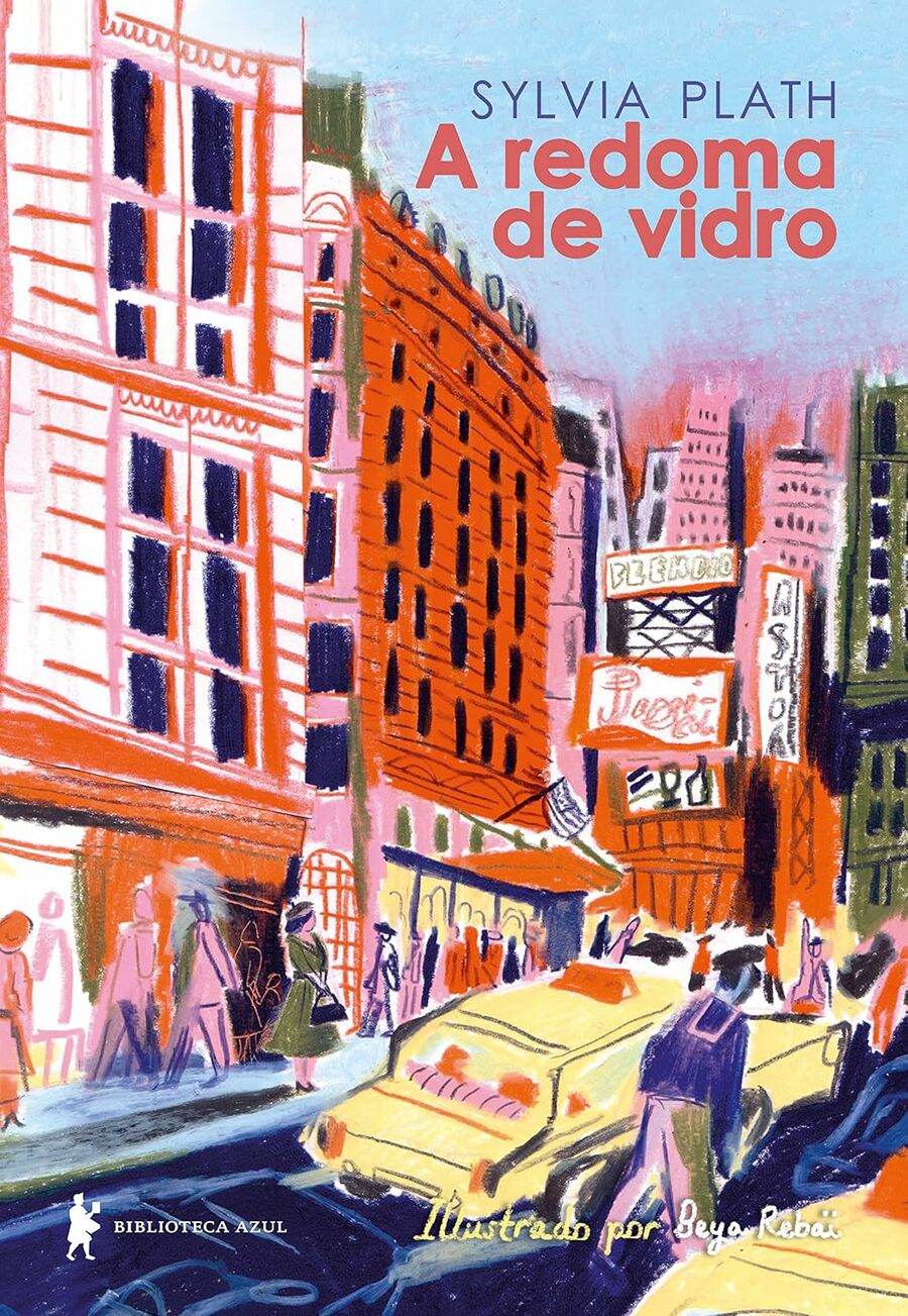 Edição em capa dura e ilustrada de 'A redoma de vidro', de Sylvia Plath | © Divulgação Edição em capa dura e ilustrada de 'A redoma de vidro', de Sylvia Plath | © Divulgação