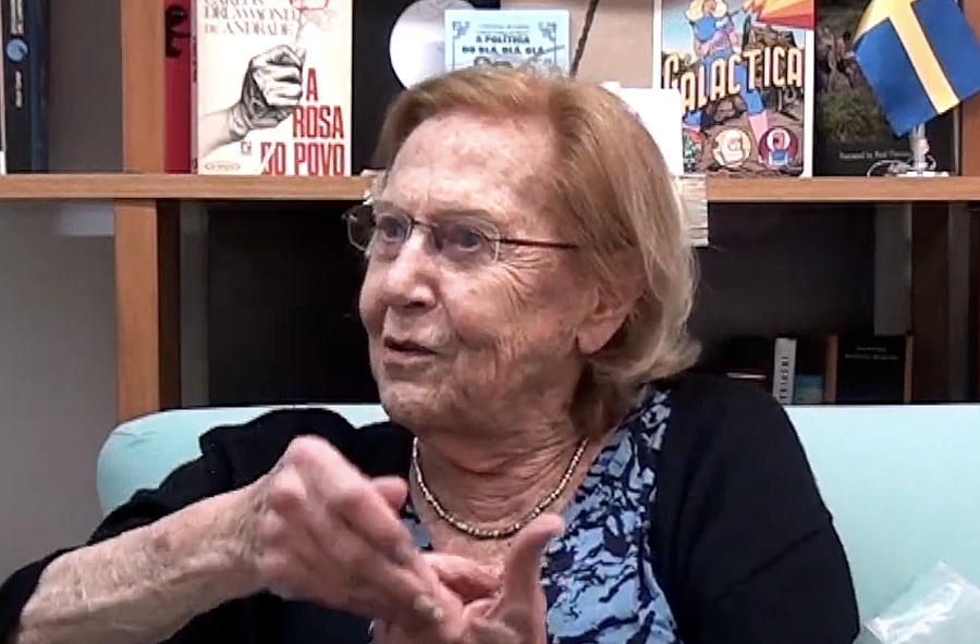 Gita Ginsburg em entrevista do PublishNewsTV, em 2019 | © PublishNewsTV