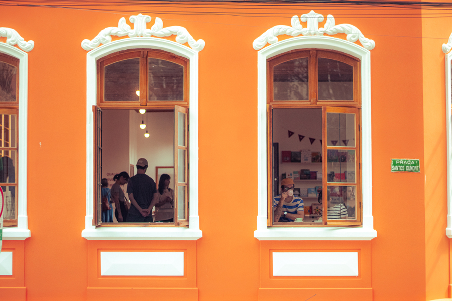 Livraria Telaranha, em Curitiba | © João Vitor Soares
