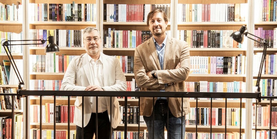 Ezequiel Martínez e Christian Rainone | © Feira do Livro de Buenos Aires Ezequiel Martínez e Christian Rainone | © Feira do Livro de Buenos Aires