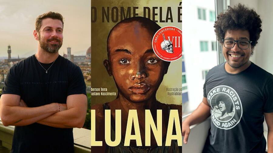 Eberson Terra e Gustavo Nascimento, autores de 'O nome dela é Luana' | © Divulgação