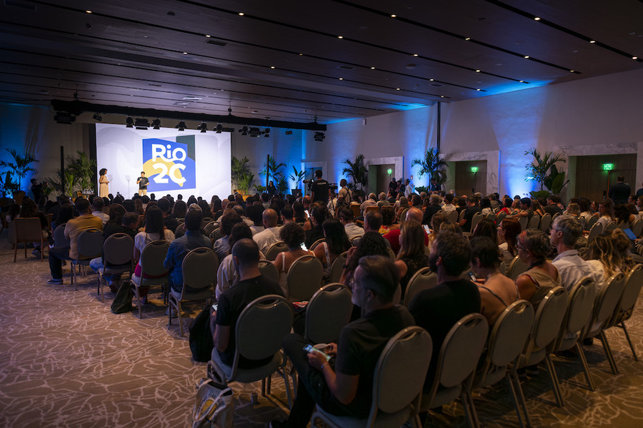 Evento de lançamento da programação do Rio2C 2025 foi realizado em Copacabana | © Rio2C Evento de lançamento da programação do Rio2C 2025 foi realizado em Copacabana | © Rio2C