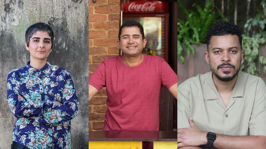 Bruna Mitrano, Henrique Rodrigues e Ronald Lincoln são alguns dos escritores confirmados | © Thaís Alvarenga, Monica Ramalho, divulgação Bruna Mitrano, Henrique Rodrigues e Ronald Lincoln são alguns dos escritores confirmados | © Thaís Alvarenga, Monica Ramalho, divulgação