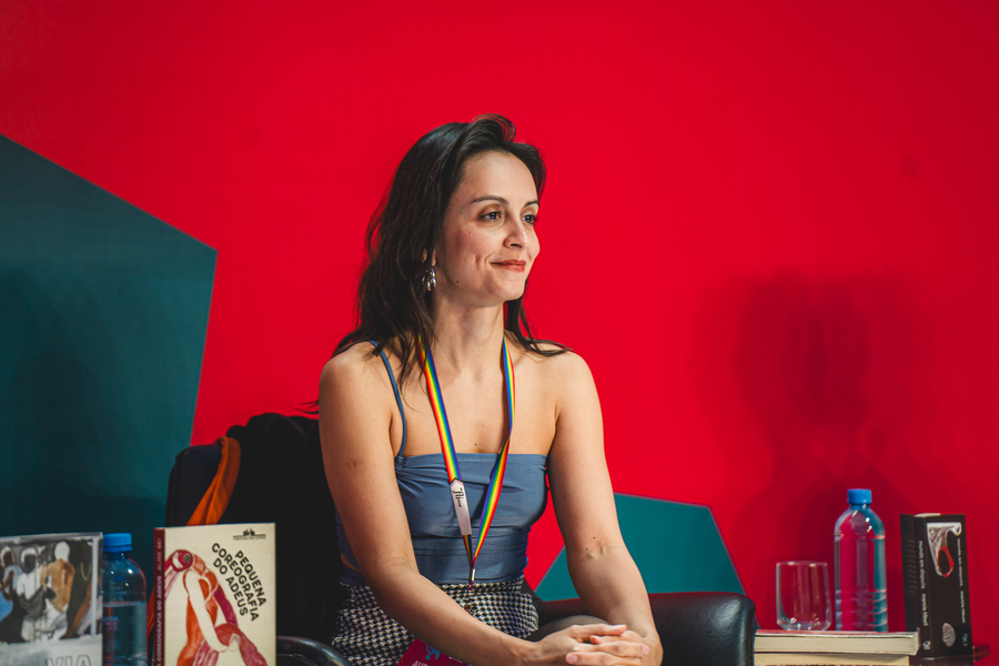 Aline Bei em evento recente © Bleia