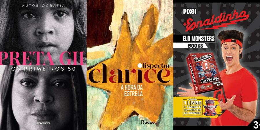 Livros na Lista Nielsen-PublishNews de Autores Nacionais | &copy; Divulgação