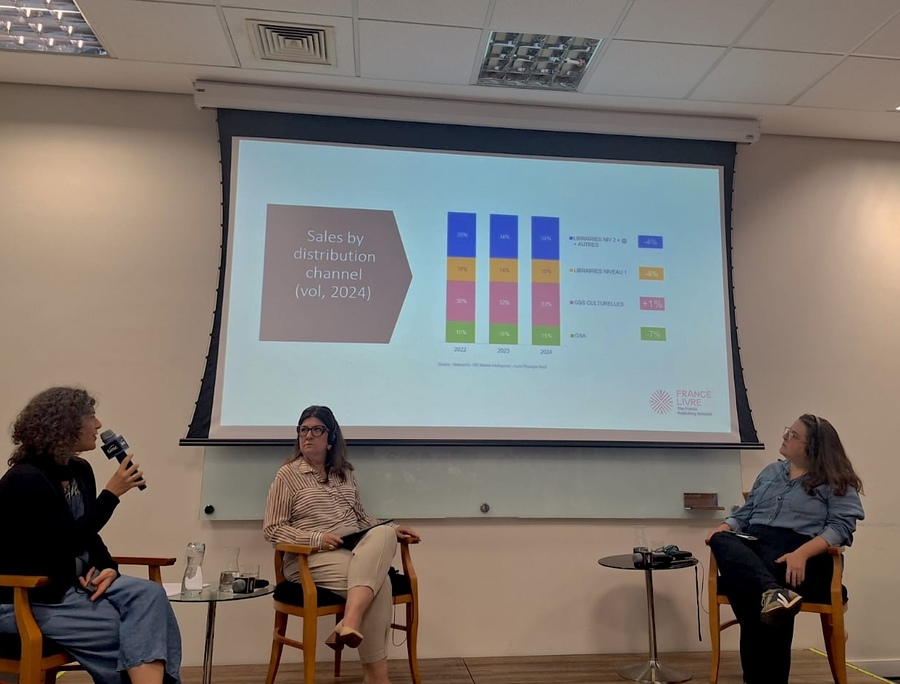 Laurence Risson, Sevani Matos e Maria Carolina Borin 