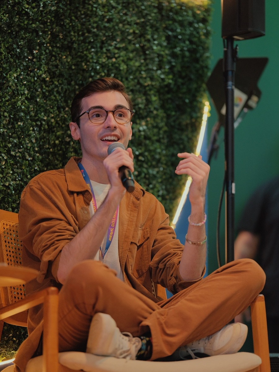 Tiago Valente na Bienal do Livro | © Bienal
