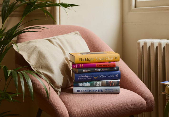 Capas dos finalistas do Booker Prize | © Divulgação Booker Prize Foundation