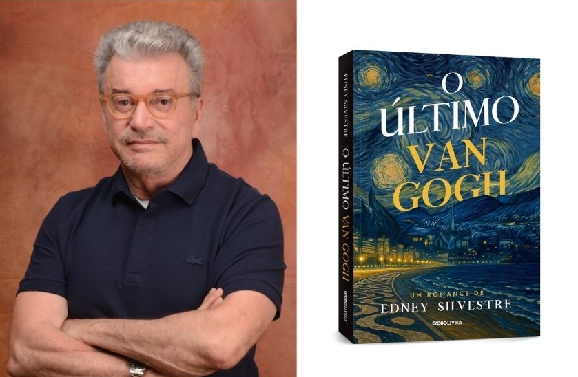 Edney Silvestre e o seu novo livro © Divulgação