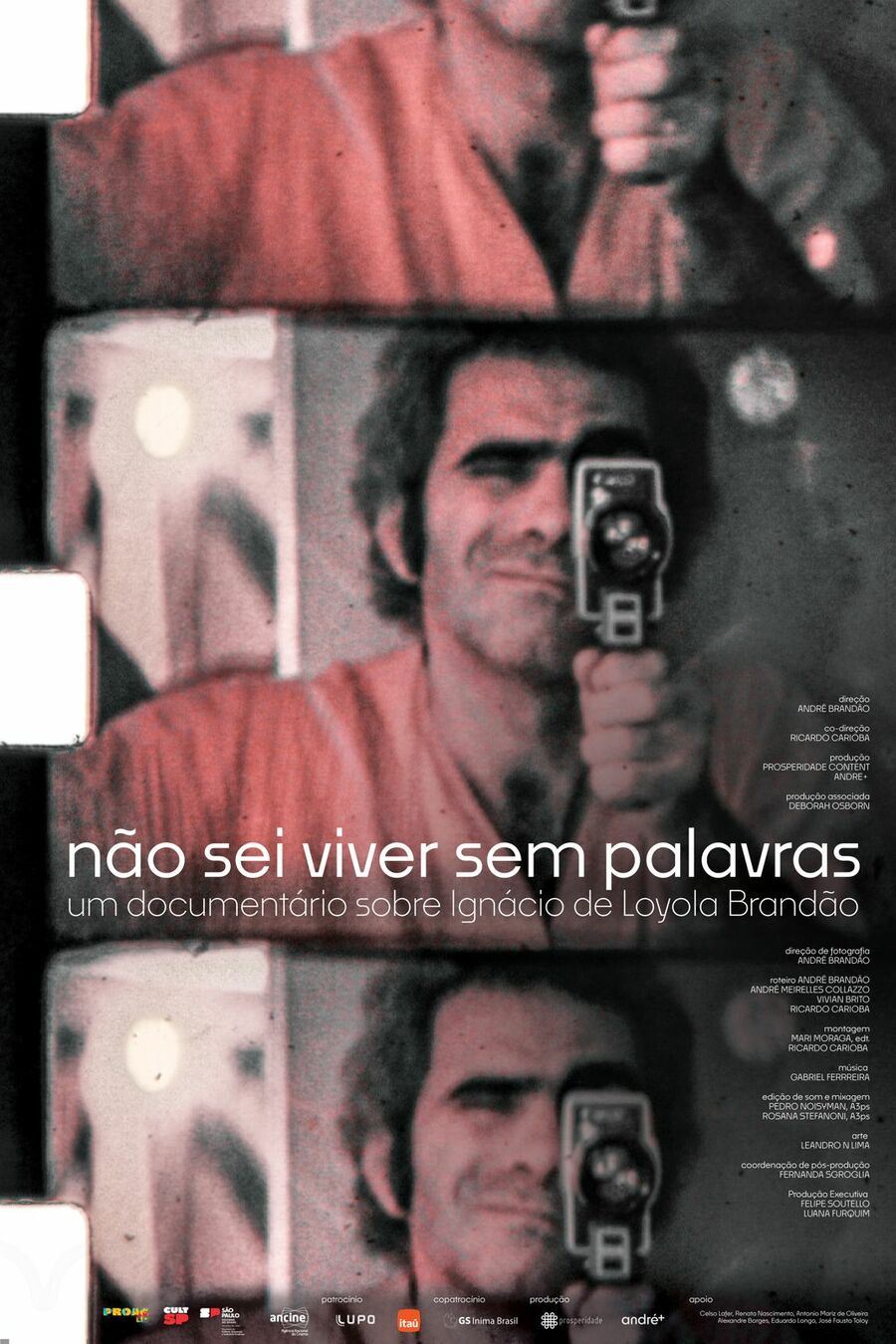 Cartaz do documentário 'Não sei viver sem palavras', que fará sua estreia mundial no Festival do Rio | © Bretz Filmes