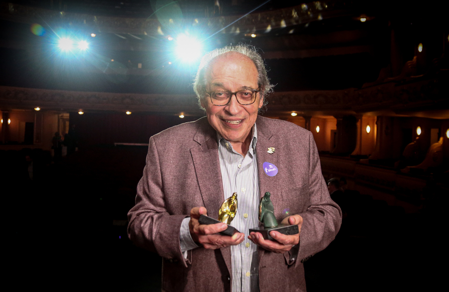 Ruy Castro, o vencedor © André Feltes / ABL