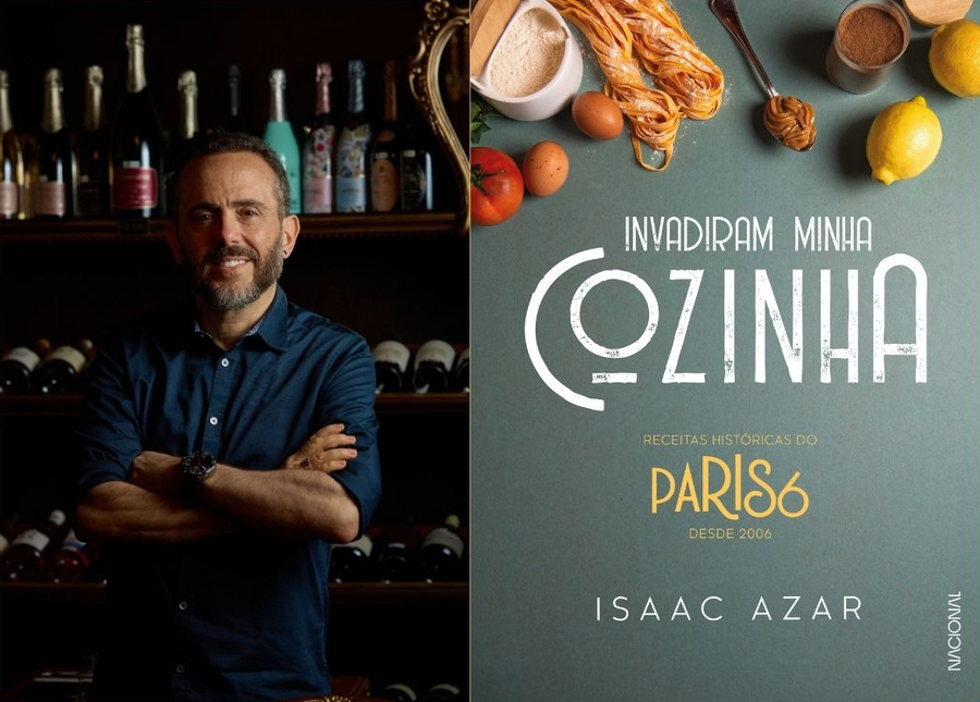 Isaac Azar e o seu livro © Rodolfo Regini Isaac Azar e o seu livro © Rodolfo Regini