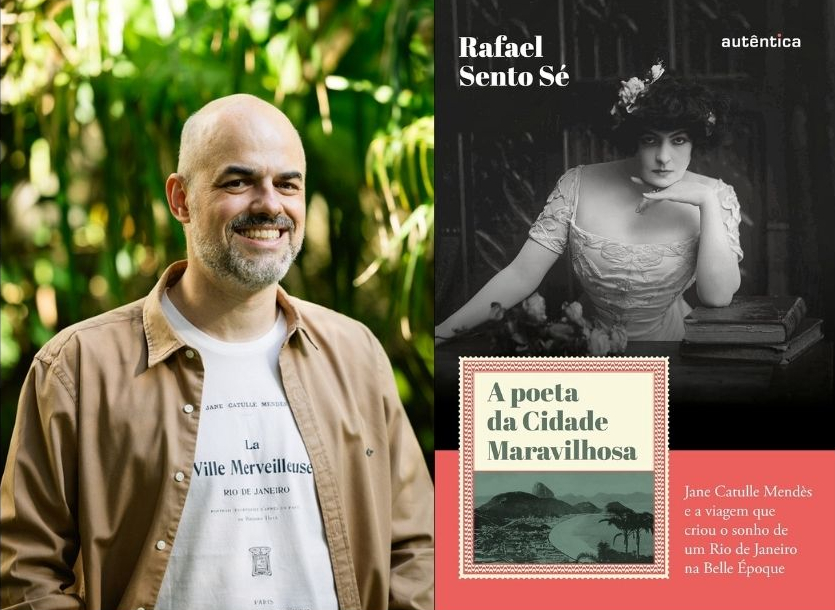 Rafael Sento Sé e capa do livro © Monica Ramalho e reprodução Rafael Sento Sé e capa do livro © Monica Ramalho e reprodução