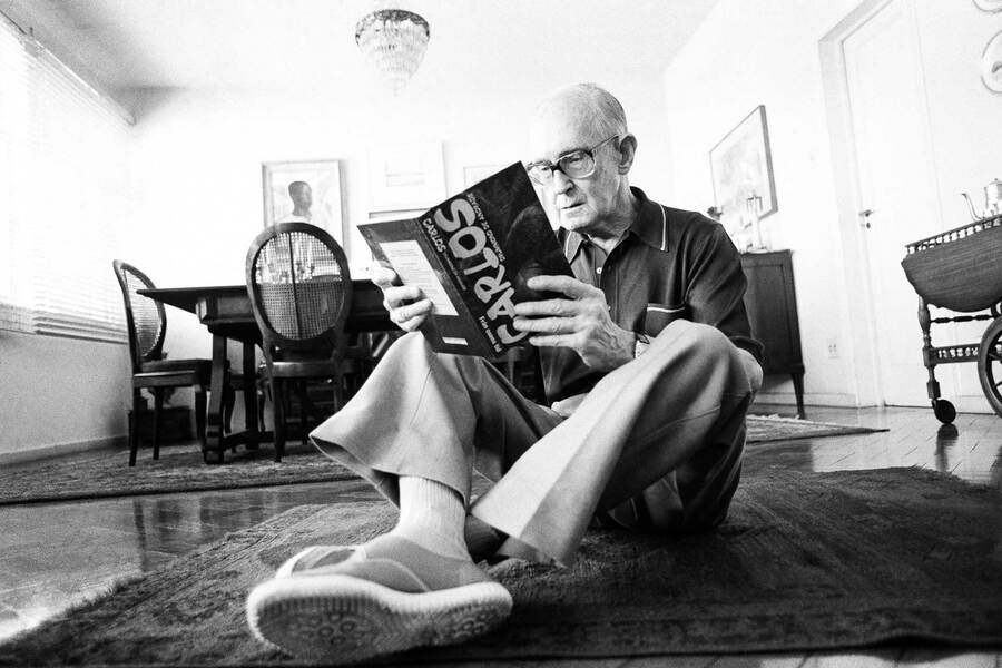 Carlos Drummond de Andrade © Evandro Teixeira Carlos Drummond de Andrade © Evandro Teixeira