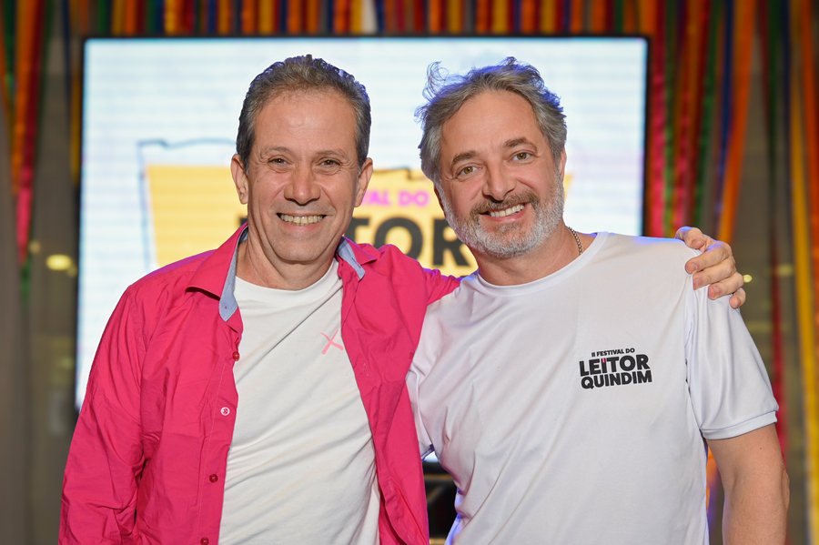 Roger Mello e Volnei Canônica © Marian Rech Roger Mello e Volnei Canônica © Marian Rech