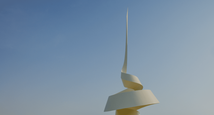 Monumento em comemoração do mandato de Sharjah como Capital Mundial do Livro | © House os Wisdom Monumento em comemoração do mandato de Sharjah como Capital Mundial do Livro | © House os Wisdom