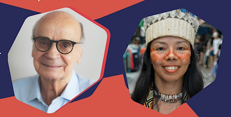 Drauzio Varella e Vanda Witoto participam do Sempre um Papo no Sesc Pinheiros | © Sesc Pinheiros Drauzio Varella e Vanda Witoto participam do Sempre um Papo no Sesc Pinheiros | © Sesc Pinheiros