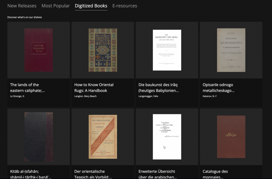 Catálogo de livros digitais da biblioteca | © Reprodução Catálogo de livros digitais da biblioteca | © Reprodução