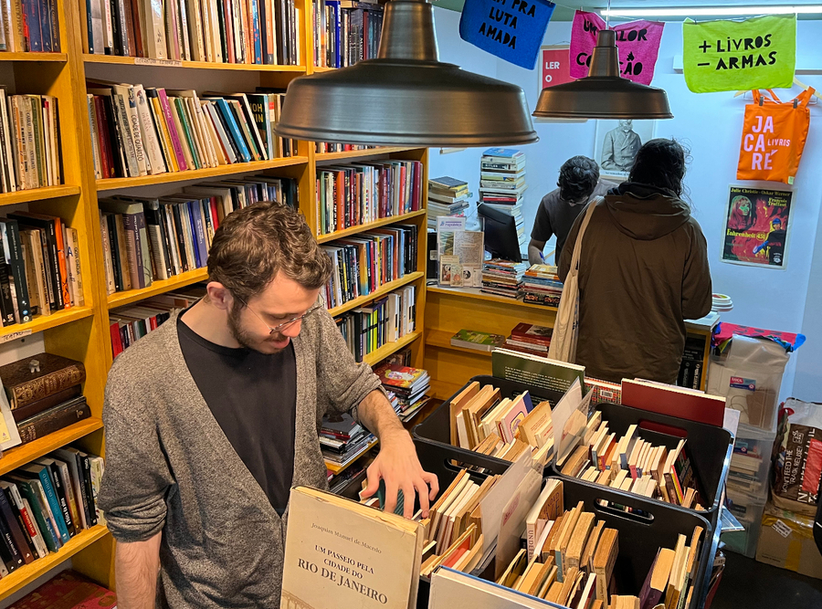 A Livraria Jacaré participa do evento © Divulgação