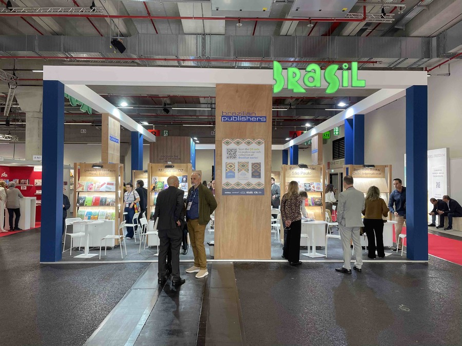 Estande do Brasil na Feira do Livro de Frankfurt 2025 | © Guilherme Sobota / PublishNews