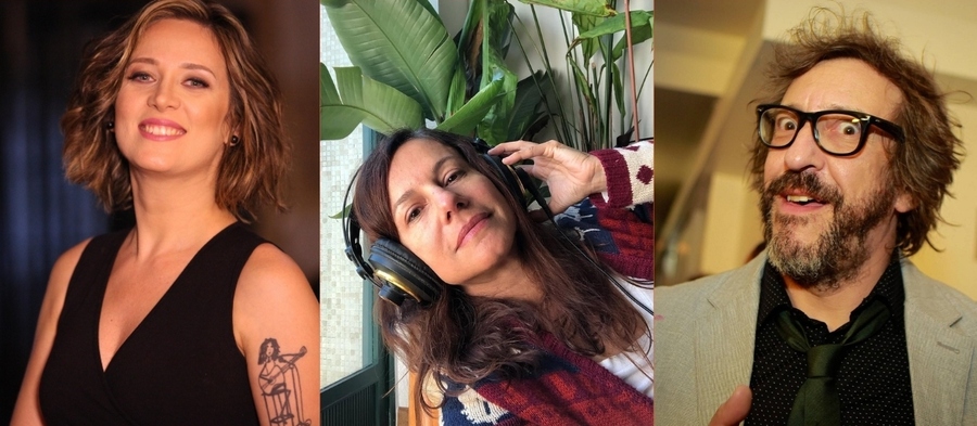 Chris Fuscaldo, Lorena Calábria e Luiz Thunderbird © Divulgação