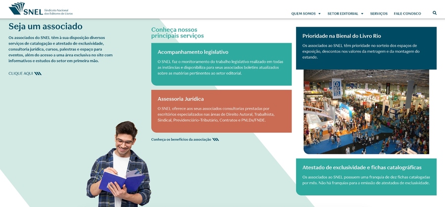 Print da home do SNEL